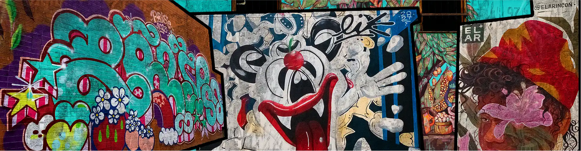 Ruta de muralistas y graffiteras en Bogotá