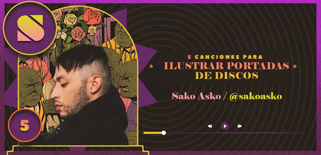 Sako Asko: cinco canciones para ilustrar portadas de discos