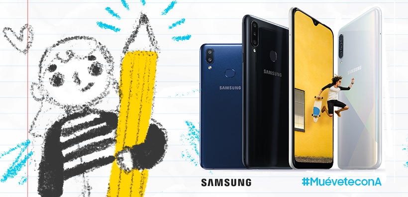 Dibuja, gana y cambia de teléfono con Samsung