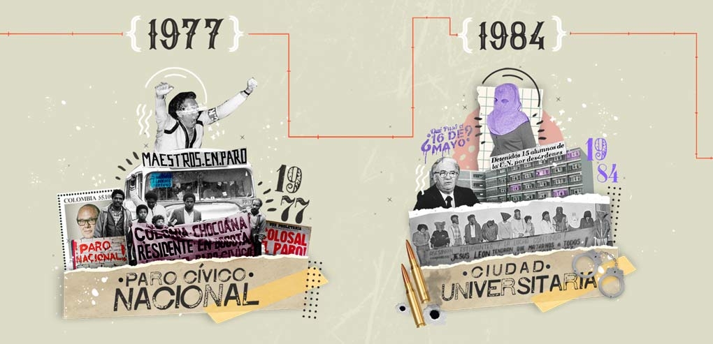 Un siglo de protesta social en Colombia